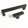 Solid Cast Iron Stainless Steel Square Door Pull Handle