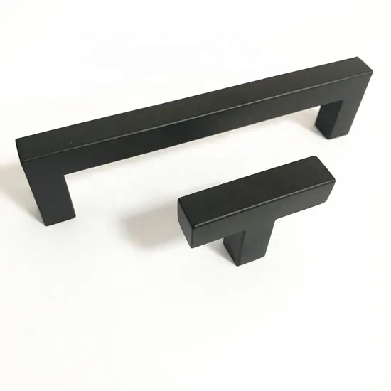 Solid Cast Iron Stainless Steel Square Door Pull Handle