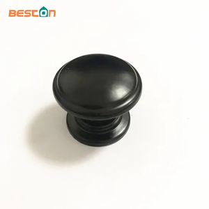Furniture Hardware Round 30mm Diameter Black Pull Knob