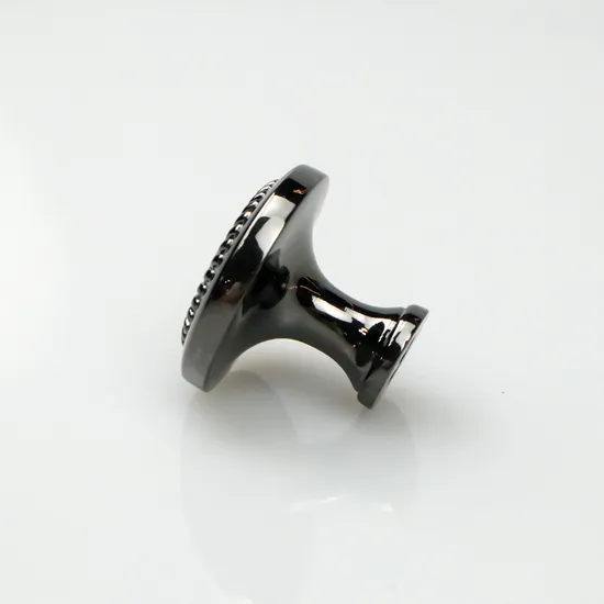 Cabinet Knob Zinc Alloy Black Nickel Dresser Drawer Knobs and Pull