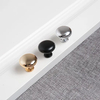 Zinc Alloy Handles Kitchen Furniture Cabinet Round Single Hole Handles Knob