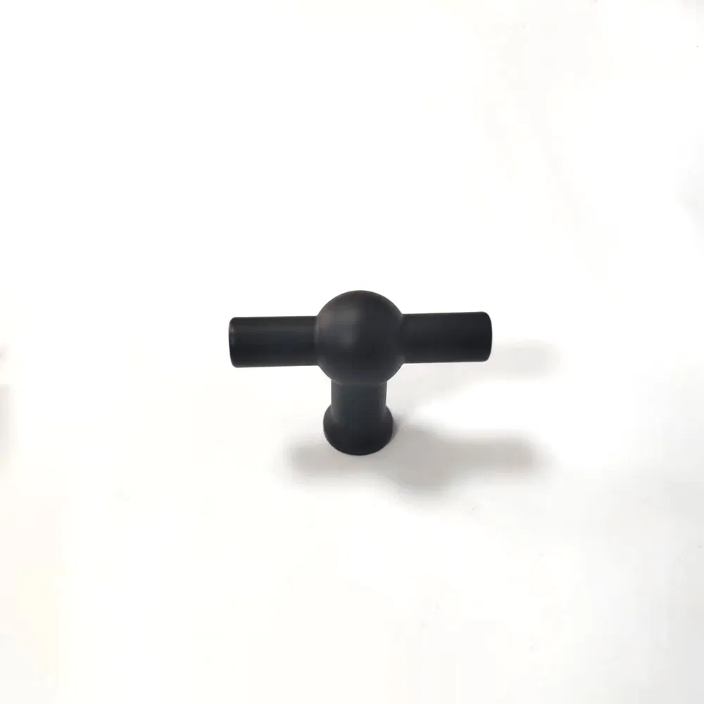 Custom Modern Door Handles Black Dresser Kitchen Cabinet T Bar Pull Knob