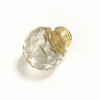 Crystal Glass Dril Kitchen Drawer Cabinet Door Handle Furniture Knobs Hardware