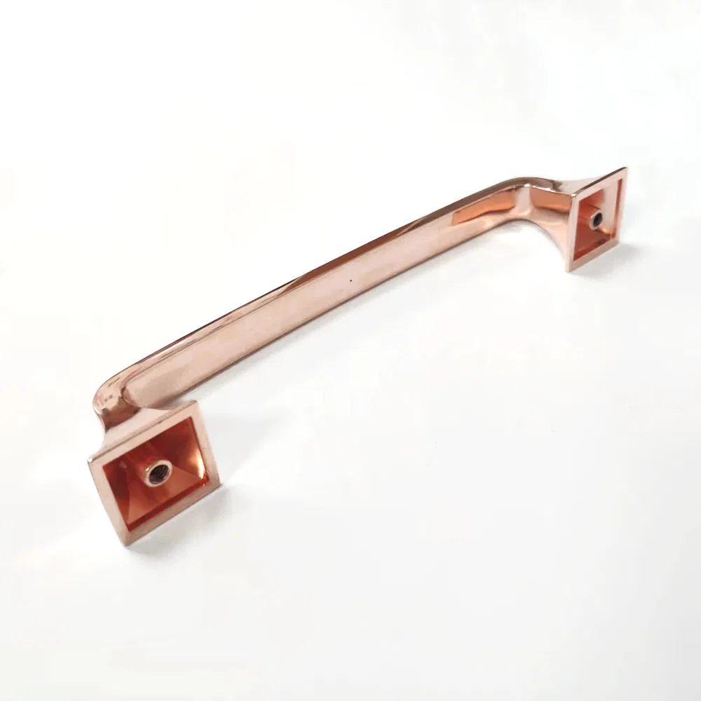 Zinc Alloy Rose Gold Cabinet Handles Kitchen Handles Furniture Drawer Pull Knobs