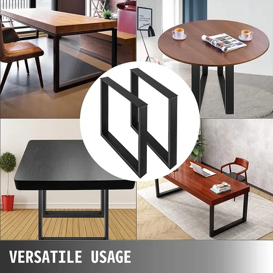 DIY Custom Heavy Duty Industrial Coffee Dining Office Metal Table Legs