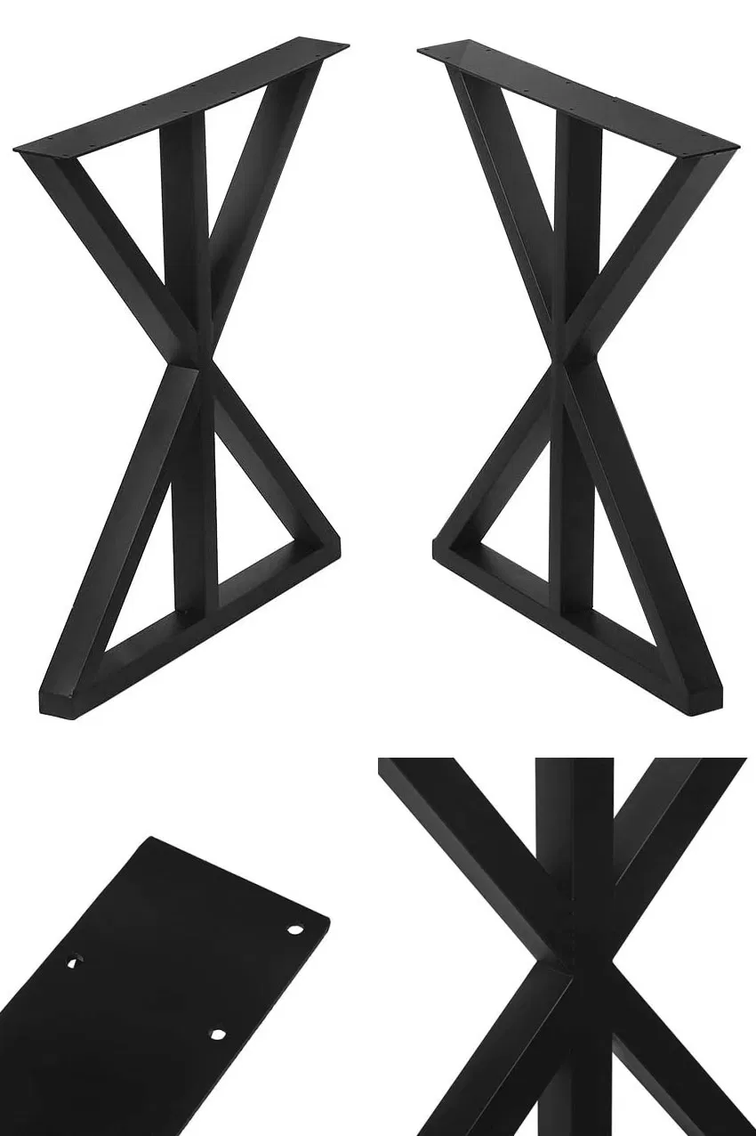 Manufacturer Modern U-Shape Golden Metal Dining Table Legs