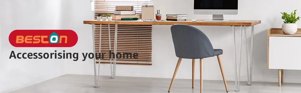 Brushed Stainless Steel Furniture Coffee Dining Table Hairpin Legs