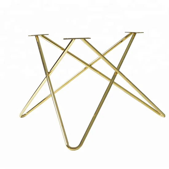 Hot Selling High Quality V Shape Decorative Metal Dining Table Legs