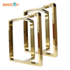 Furniture Frame Square Office Desk Coffee Dining Gold Stainless Steel Table Legs