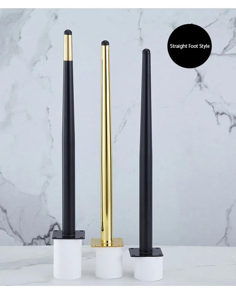 Tapered Chair Gold Iron Brass Steel Furniture Metal Coffee Dining Table Legs