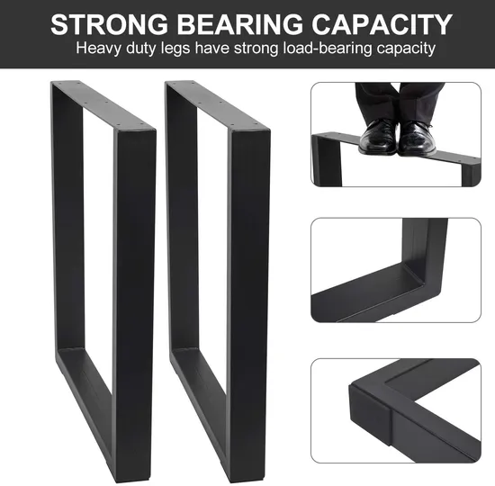 Furniture Legs Square Industrial Country Style Table Legs for Home