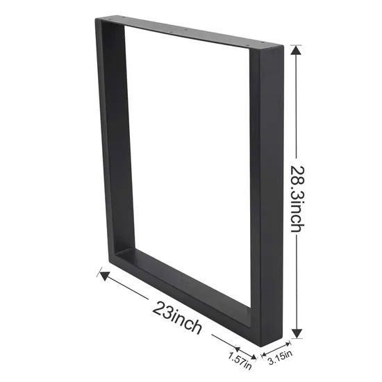 Furniture Legs Square Industrial Country Style Table Legs for Home