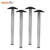 Long Round Pipe Chrome Stainless Steel Furniture Table Legs