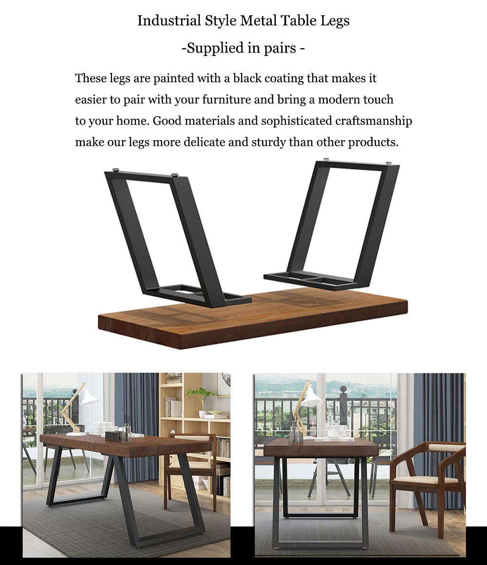 Furniture Office Restaurant Dining Desk Feet Steel Cast Dining Metal Table Legs