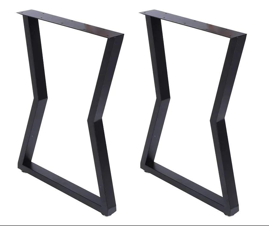 Dining Coffee Square Black Steel Hairpin Metal Table Leg