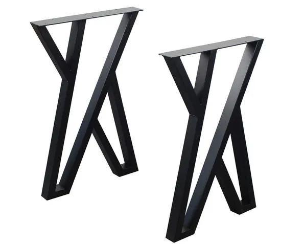 Furniture Metal Table Bench Coffee Industrial Black Dining Table Desk Legs