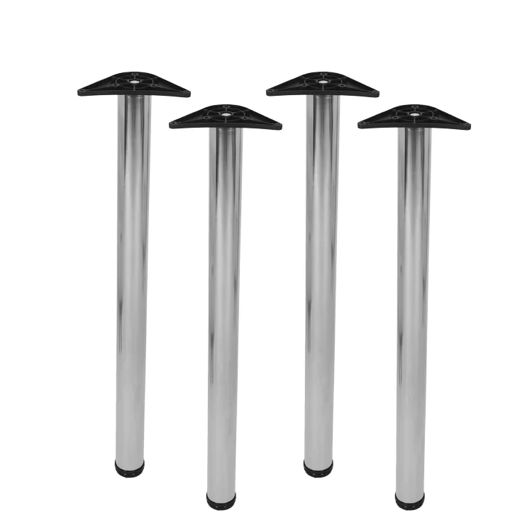 Forged Iron Round Steel Table Legs Riser for Meeting Restaurant Table