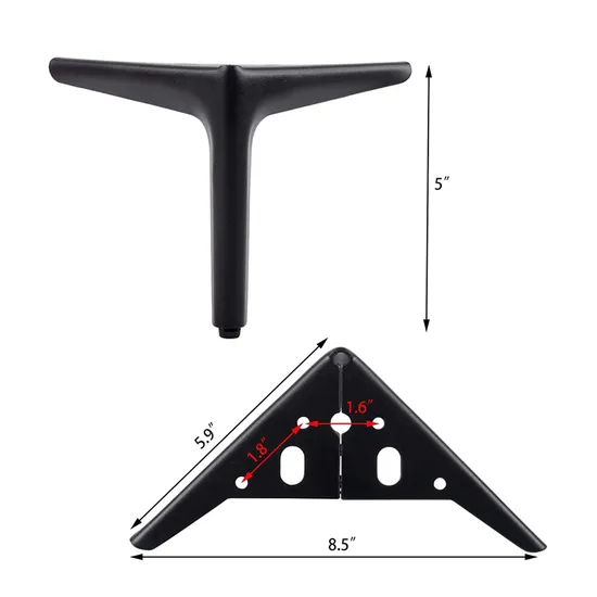 Luxury Replacement Metal Furniture Cabinet Sofa Base Legs