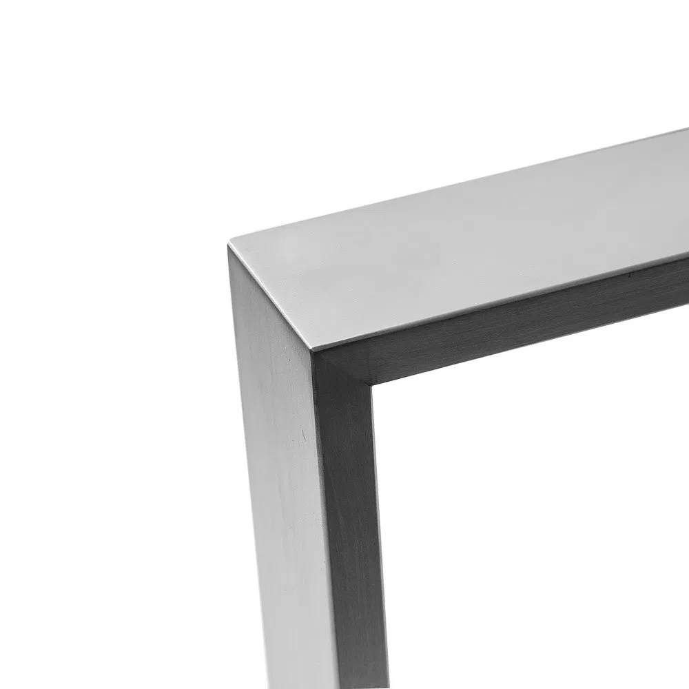 Newest Stainless Steel Dining Table Cross Leg Table Base Metal Legs