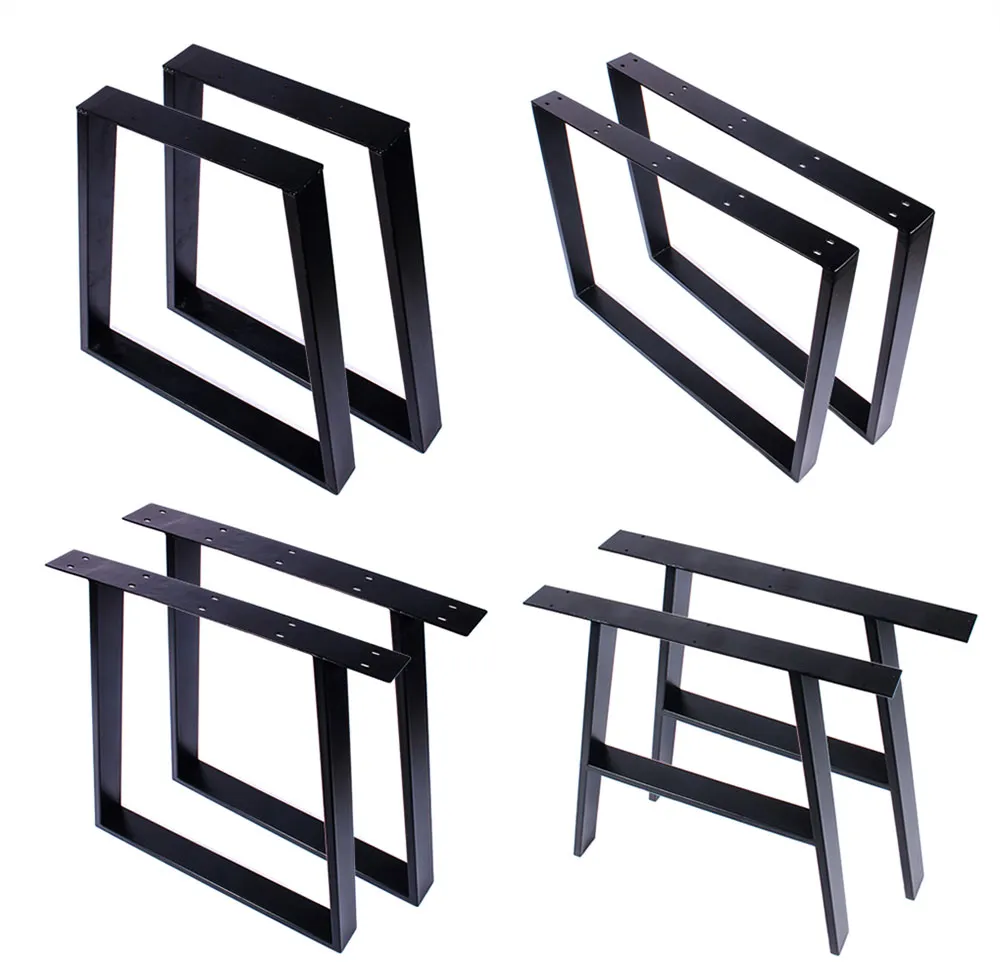 Wholesale Sale Custom Industrial Modern Furniture Trapezoid Square Desk Table Legs