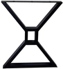 Industrial Style Metal Black X-Shape Furniture Dining Steel Table Base Legs