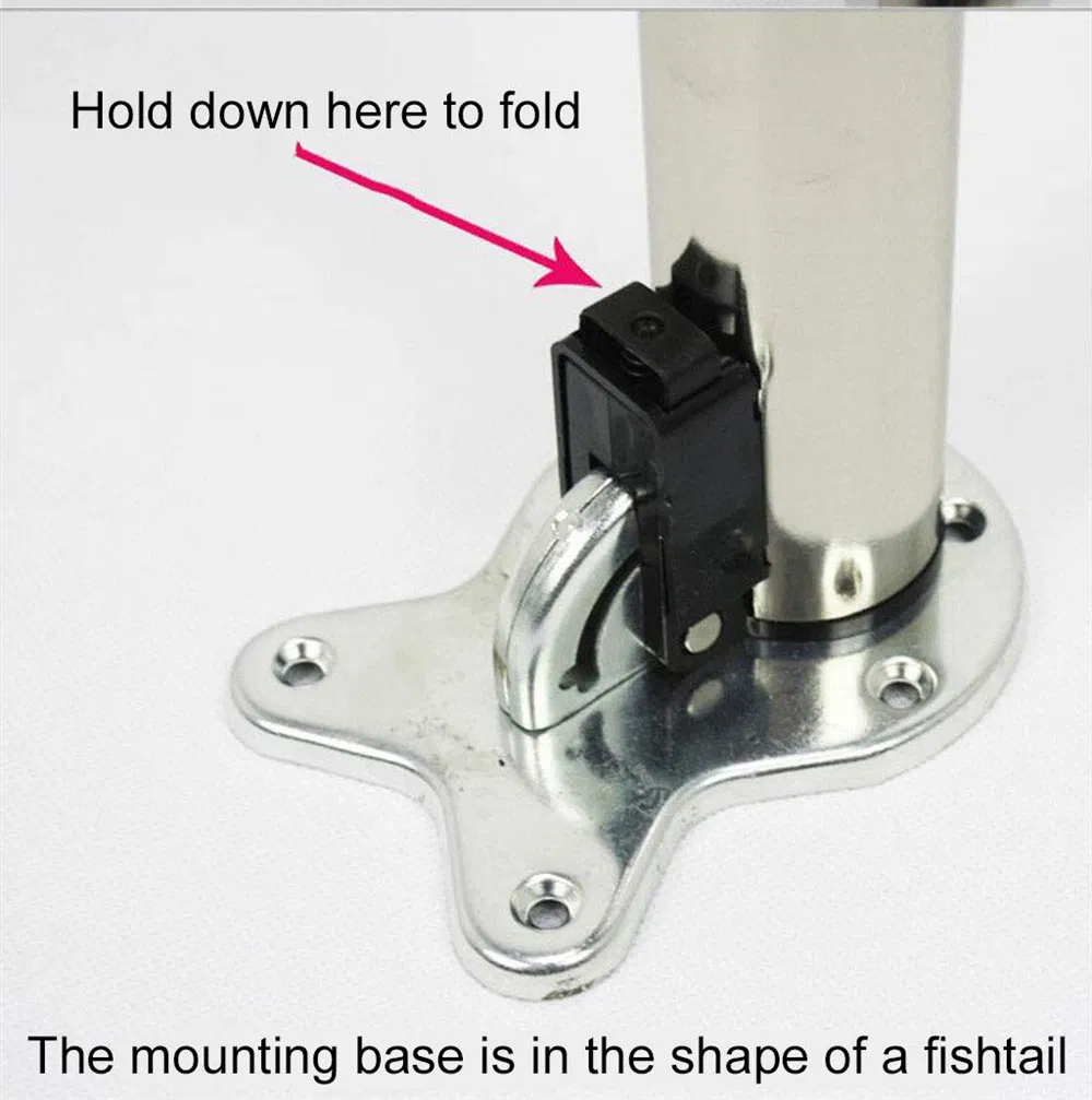 Telescopic Folding Adjustable Metal Table Legs