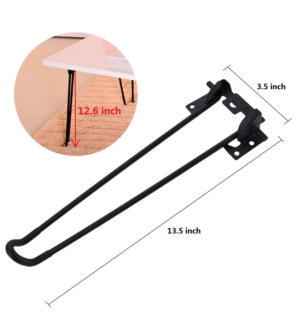 Steel Portable Make Hairpin Metal Foldable Folding Table Legs