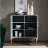 Light-Luxury Solid Wood Sideboard Storage with Hidden Drawers for Dining & Kitchen