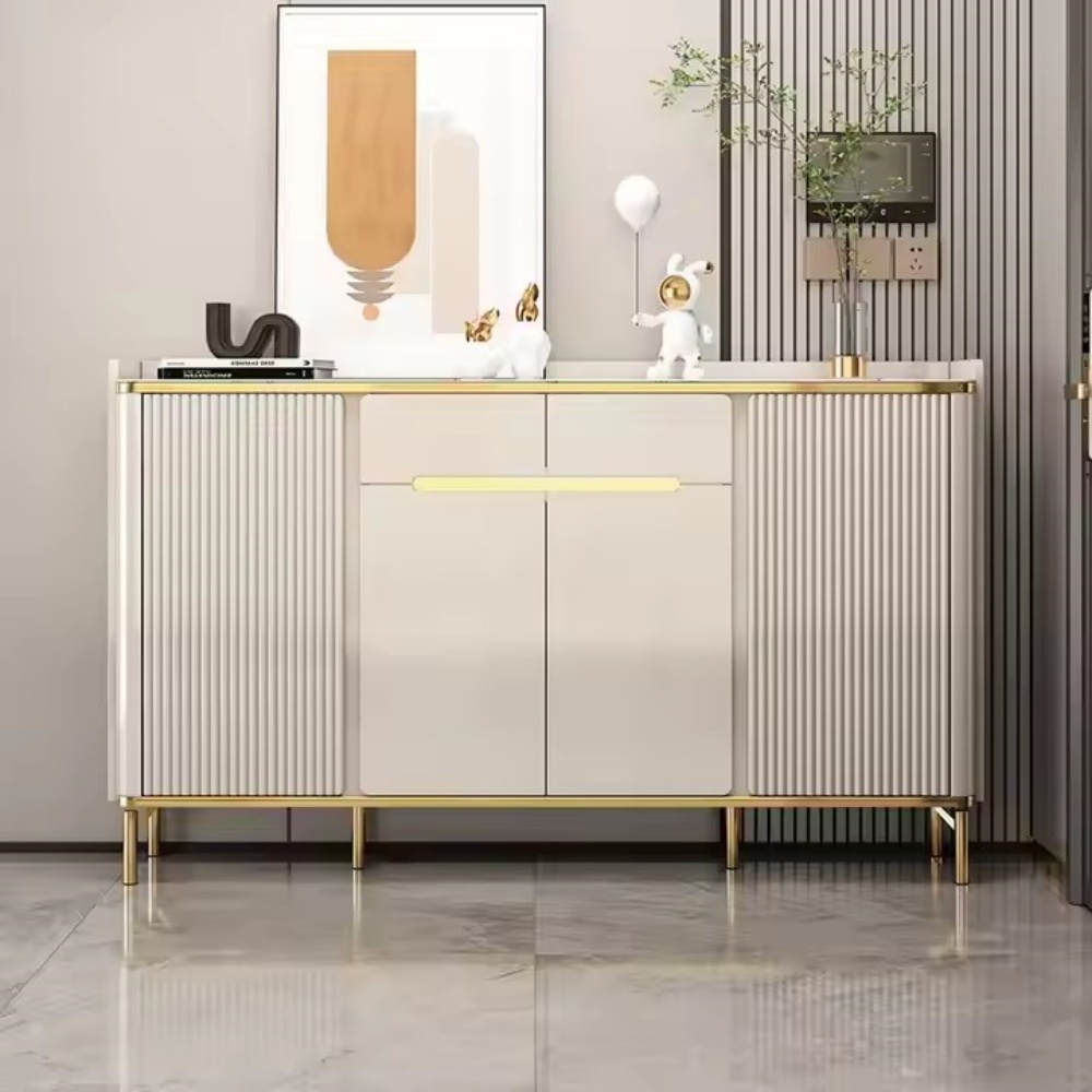 Premium Ultra-Thin Wooden Shoe Cabinet with Storage Drawers for Small Space Entryways