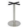 Stainless Steel Table Base for Restaurant Table with X Top Plate