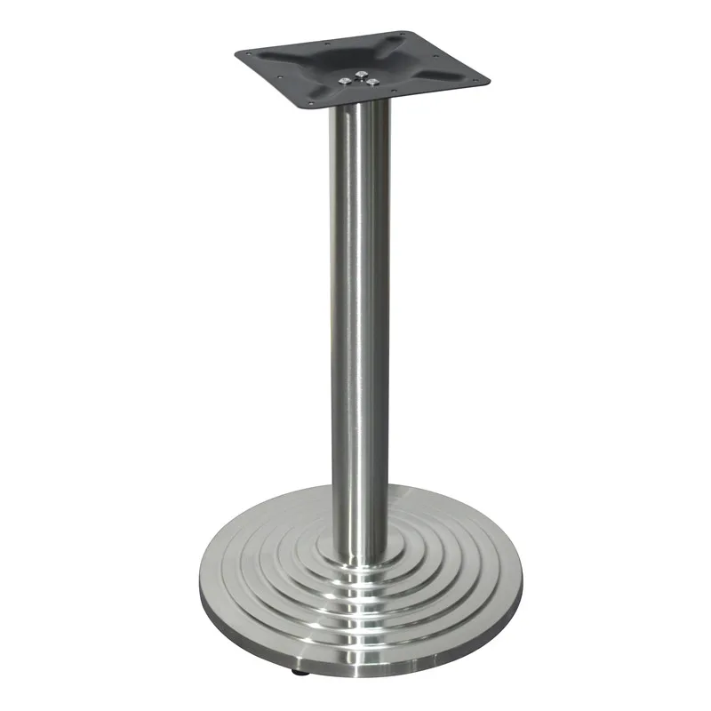 Stainless Steel Clad Composite Step Restaurant Table Base