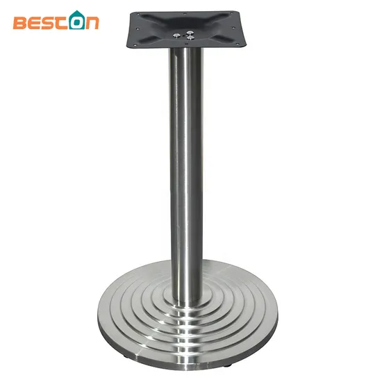 Stainless Steel Clad Composite Step Restaurant Table Base