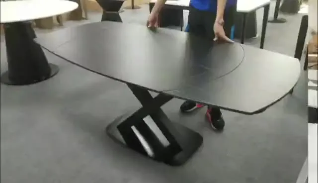 Sintered Stone Extendable Dining Table for 8 Seaters