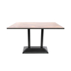 Wholesale Black Powder Coated Double Legs Table Base