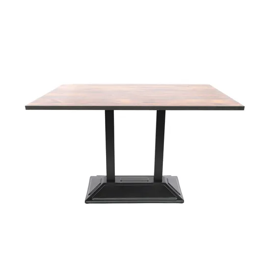 Wholesale Black Powder Coated Double Legs Table Base
