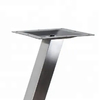Brushed V Shape Stainless Steel Dining Table Base Heavy Duty Table Leg