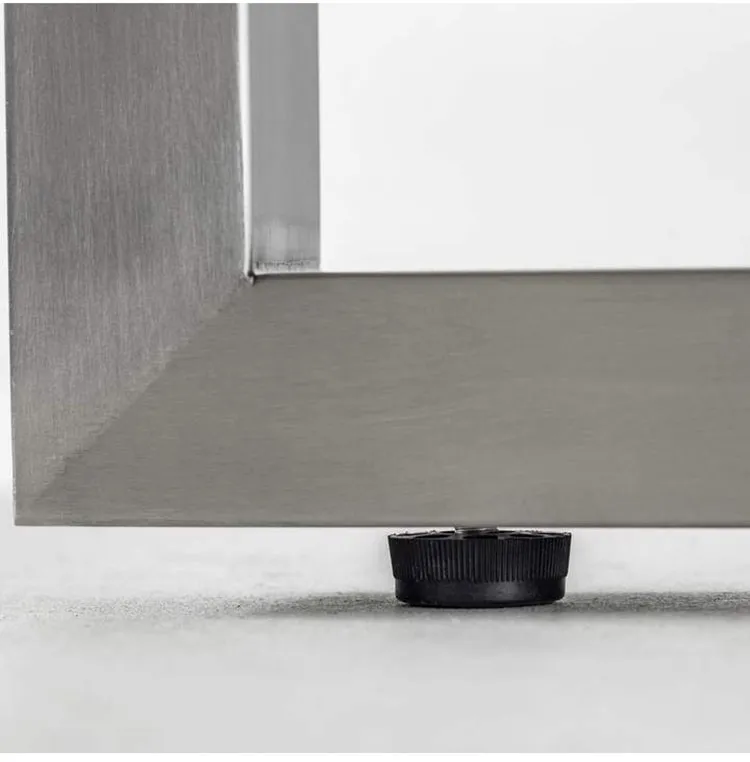 Furniture Brushed Polished Square Console End Side Bench Coffee Stainless Table Legs