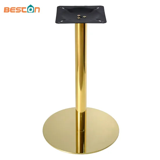 Stone Top Dining Gold Tables Base
