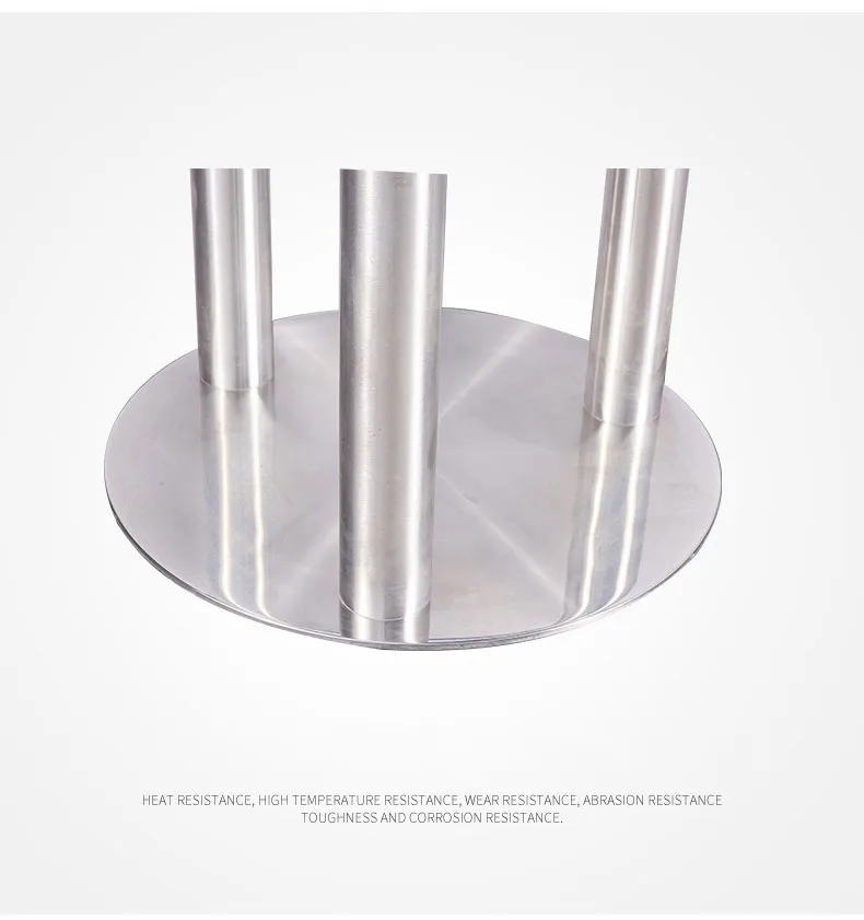Furniture Round Coffee Stainless Steel Tulip Metal Dining Restaurant Table Base