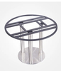 Furniture Round Coffee Stainless Steel Tulip Metal Dining Restaurant Table Base