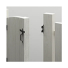 Post Latch & Strap Hinge Door Drop Rod Kit Metal Black Fence Hardware