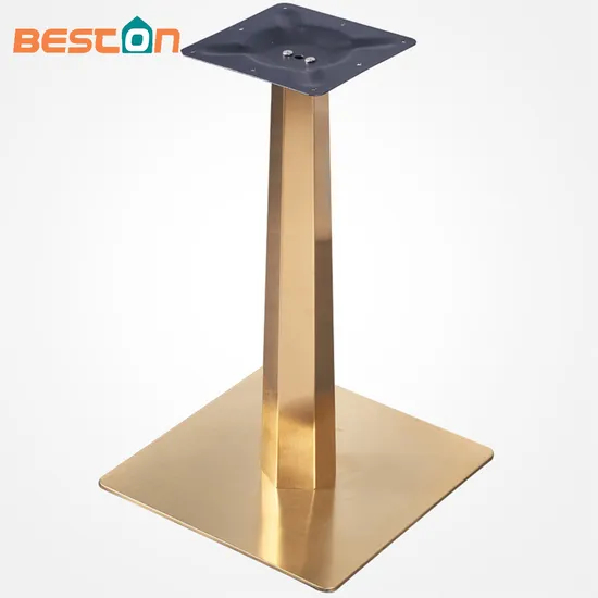 Round Furniture Restaurant Modern Stainless Steel Gold Table Base