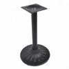 Furniture Parts Black Cross Cast Iron Metal Table Leg for Hotel Use