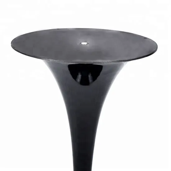 Customized Black Metal Powder Coated Iron Tulip Table Legs for Indoor Use