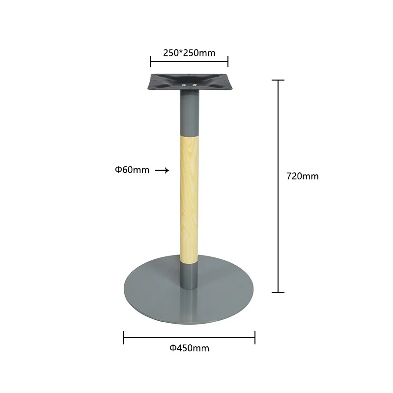 High Quality Table Base Round Iron Pipe Table Legs Made of Iron