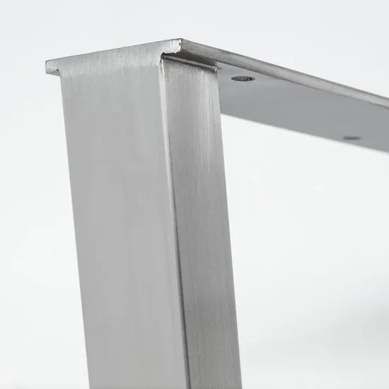 Metal Coffee Dining Stainless Steel Bench Desk Table Base Legs