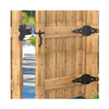 Gate Hinge Gate Latch Metal Black Wood Fence Hardware