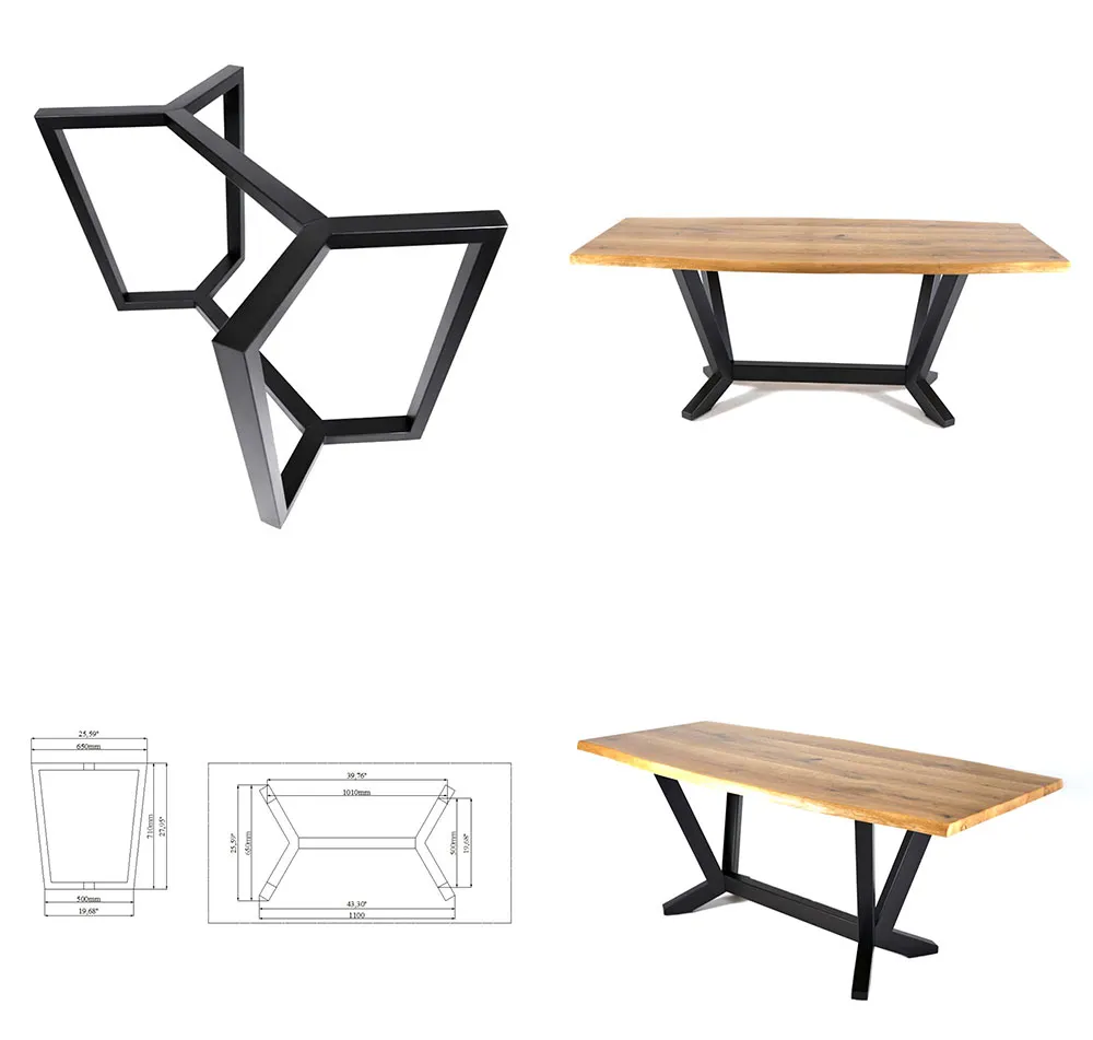 Factory Price Full Stainless Steel Restaurant Table Frame