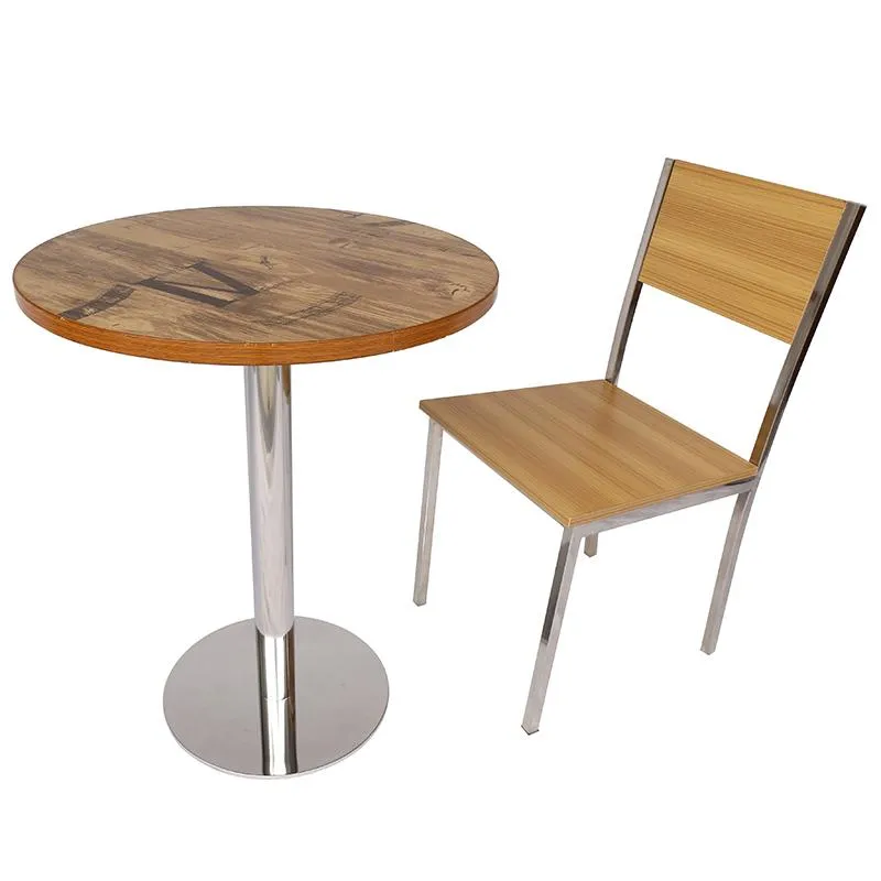 Modern Furniture Factory Stainless Steel Bar Round Table Base