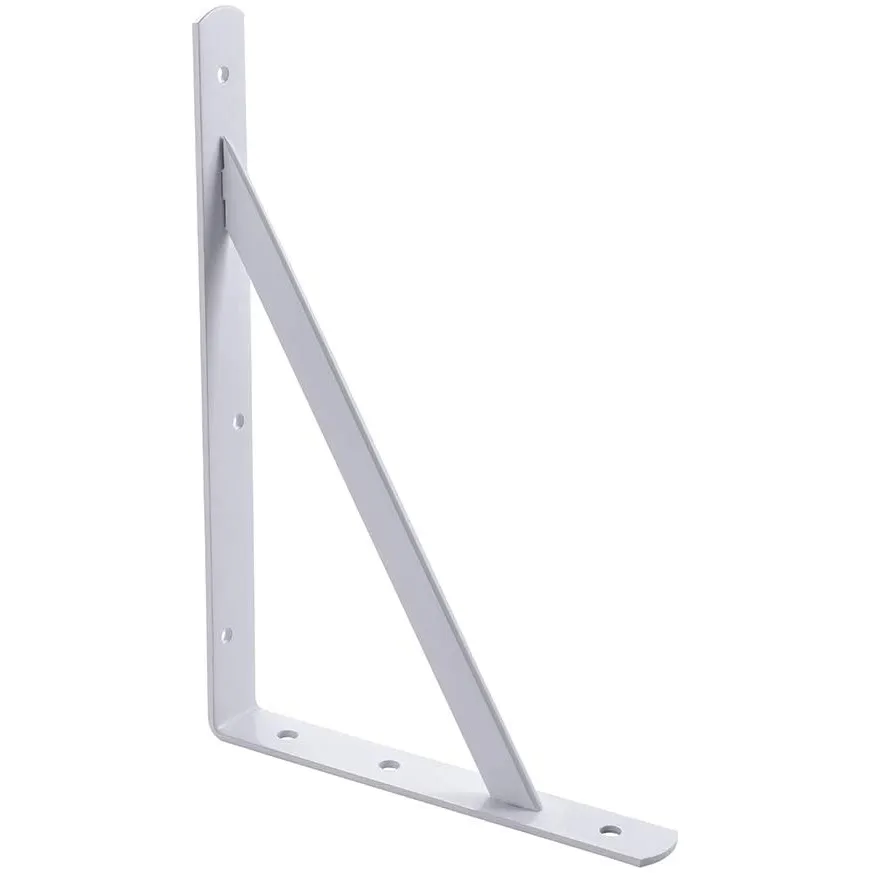 Wall Support Brackets Floating Shelf Steel Reinforced Metal Single-Side Triangle Bracket